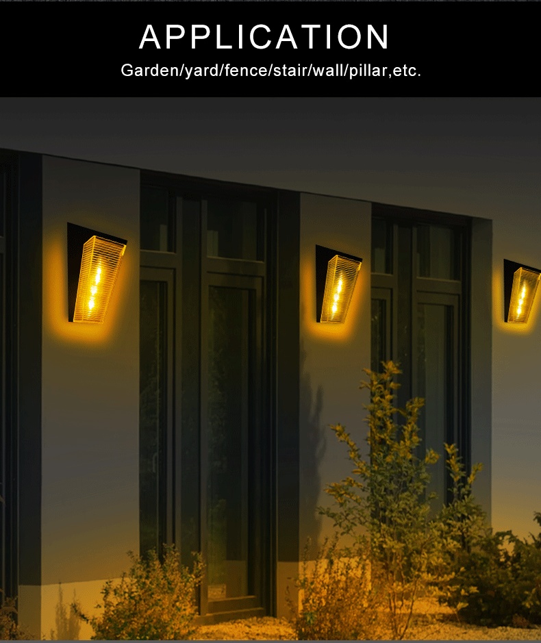 LED SOLAR WALL LIGHT RGB