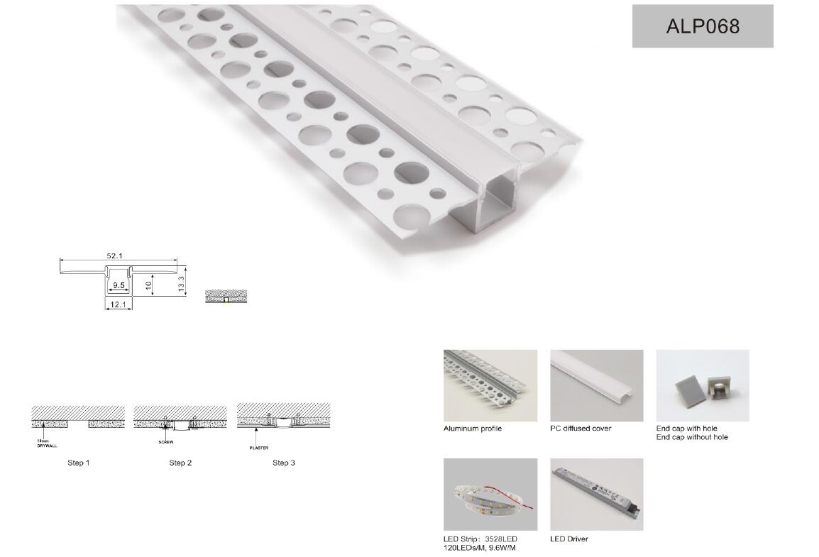 LED Profile Drywall ALP068