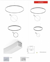 LED Profile Circle ALP25C