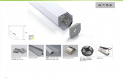 LED Aliminium Profile ALP015-R V