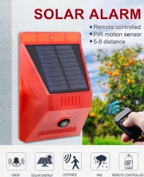 LED SOLAR ALARM REMOTE