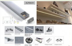 LED Aliminium Profile ALP002-R