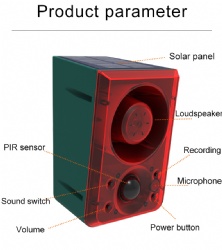 LED SOLAR ALARM HIGH POWER