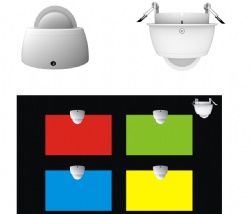 LED WALL WASHER 180 BEAM ANGLE