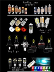 READING LAMP STOP LIGHT FOG LIGHT CLEARANCE LAMP