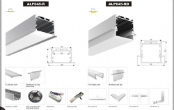 LED Aliminum Profile ALP045-R ALP045-RD