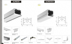 LED Aliminium Profile ALP6535 ALP6535-D