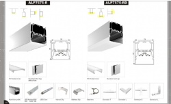 LED Aliminium Profile ALP7575-R ALP7575-RD